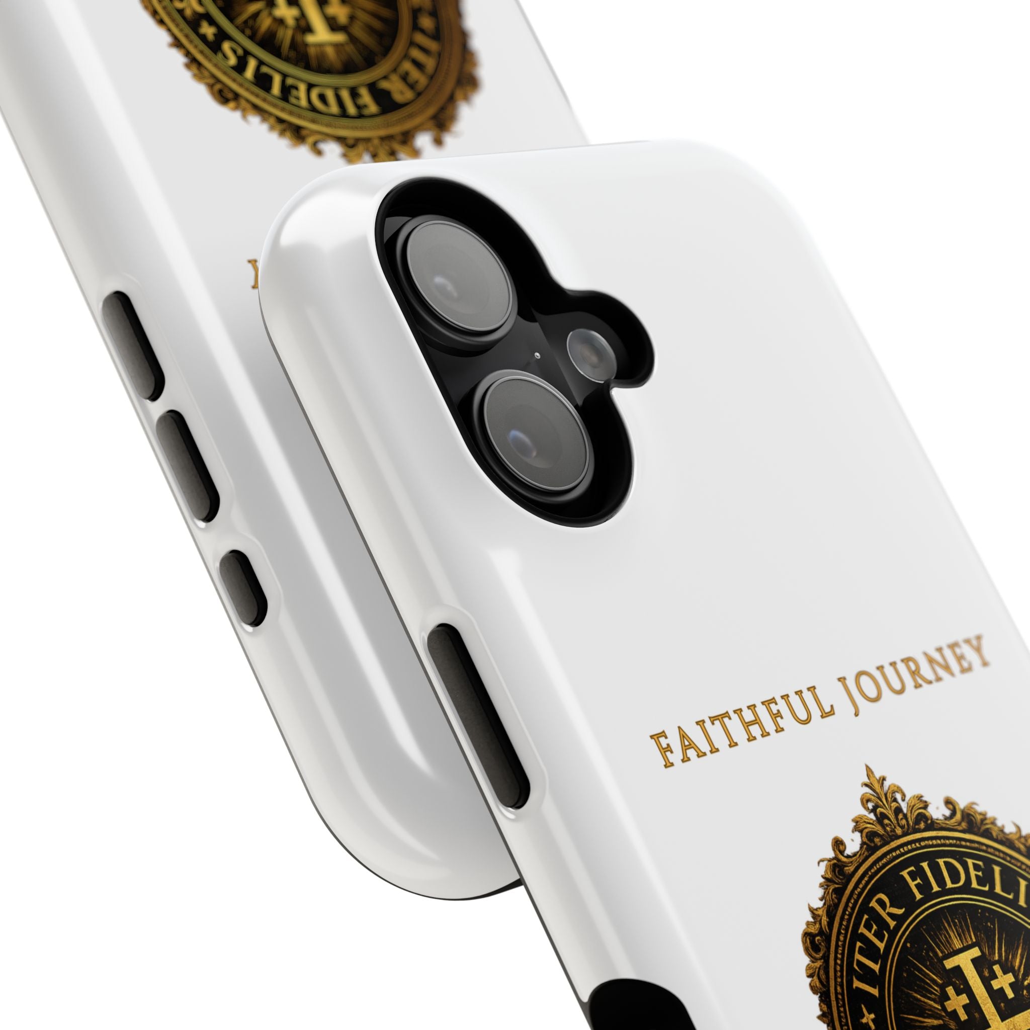 Faithful Journey Impact-Resistant Phone Case — 'Faithful Journey' ITER FIDELIS Seal