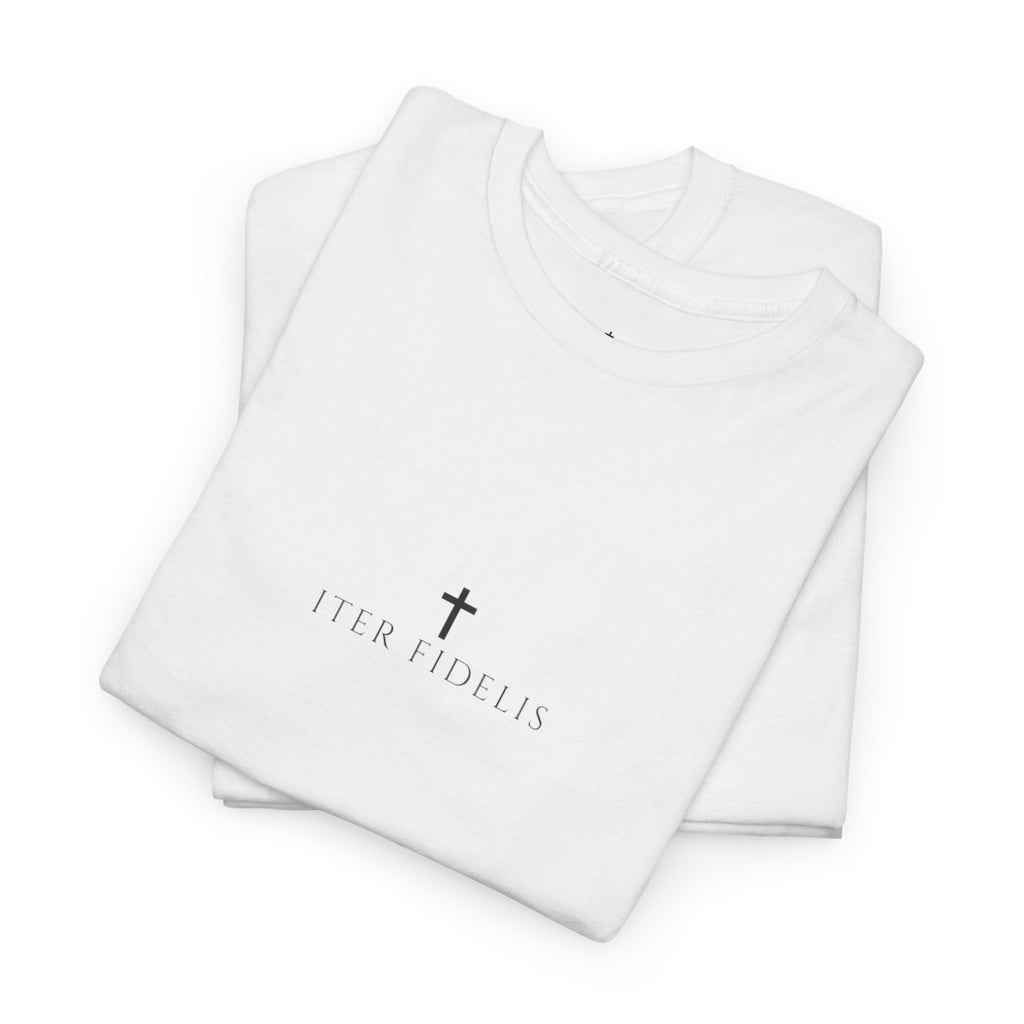 Sancte Michael Guardian Angel Tee | Saint Michael Shield Cross T-shirt