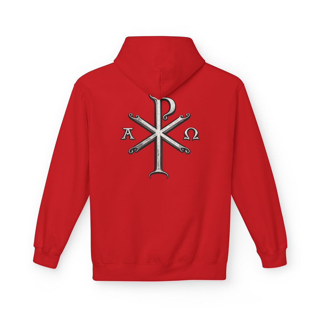 Christian Chi-Rho Hoodie — Iter Fidelis Faith Pullover