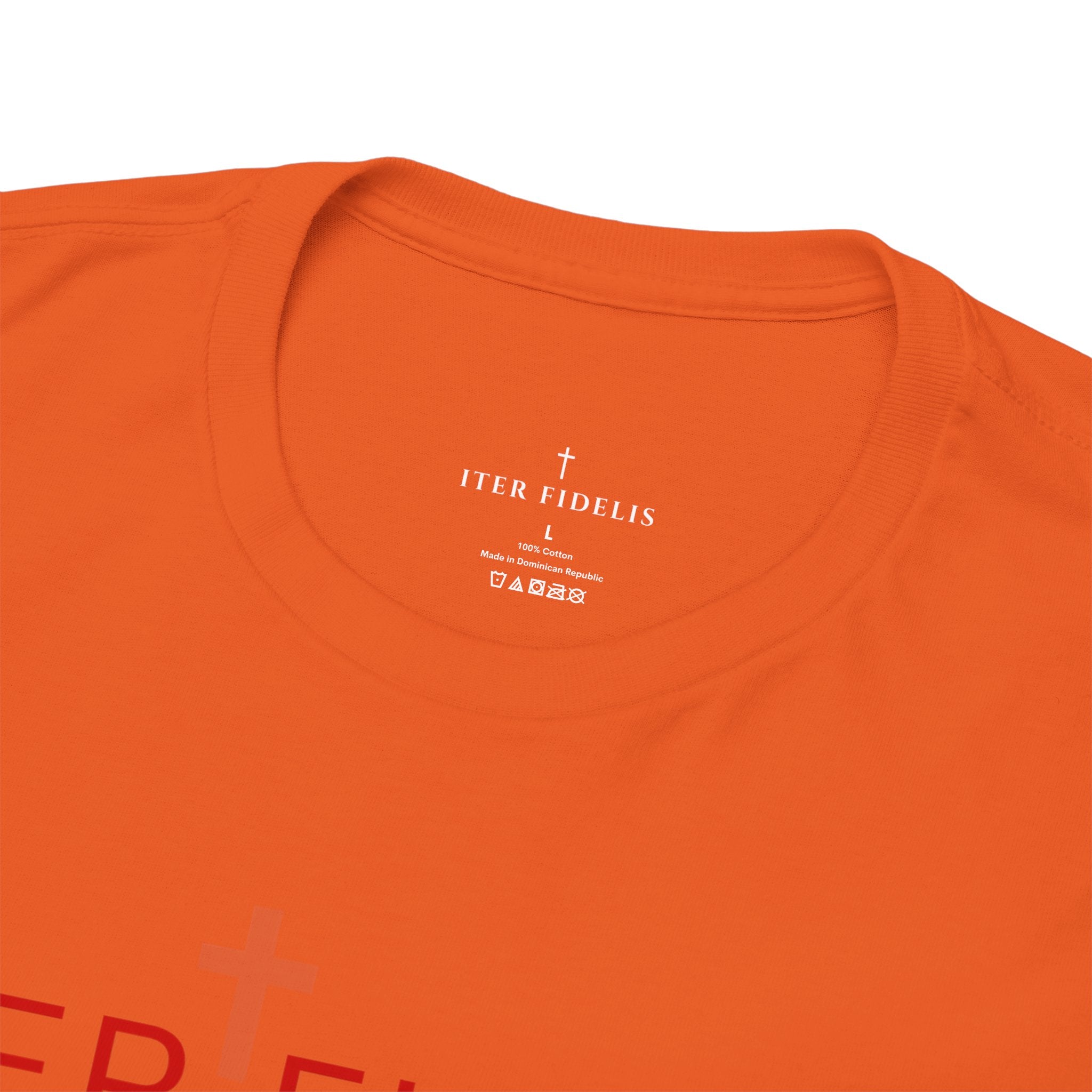 T-Shirt — "Iter Fidelis" Christian Tee: "Be Like Jesus" Inspirational Faith Shirt