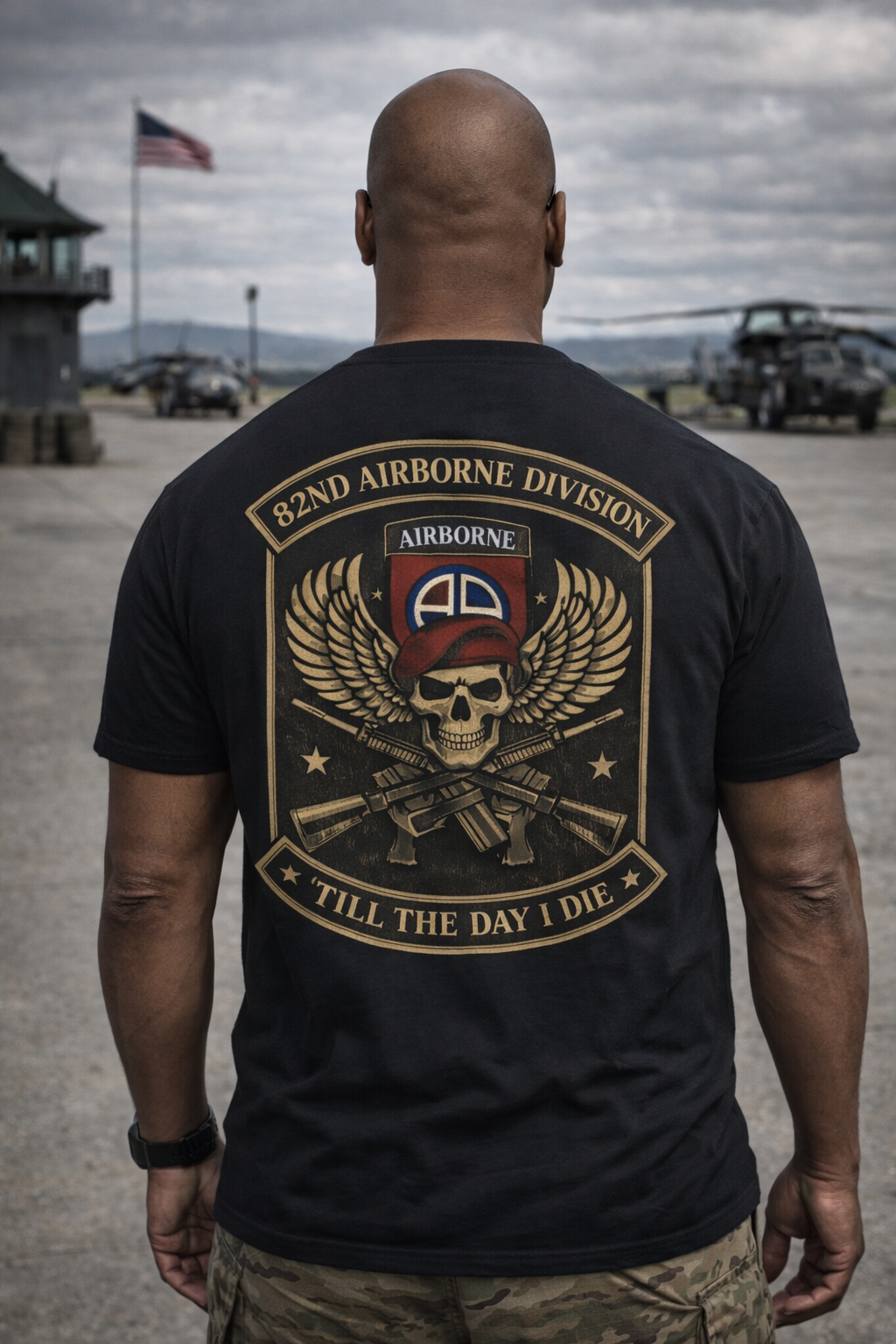 Iter Fidelis Airborne Reaper Tee – 82nd Division “Till The Day I Die”