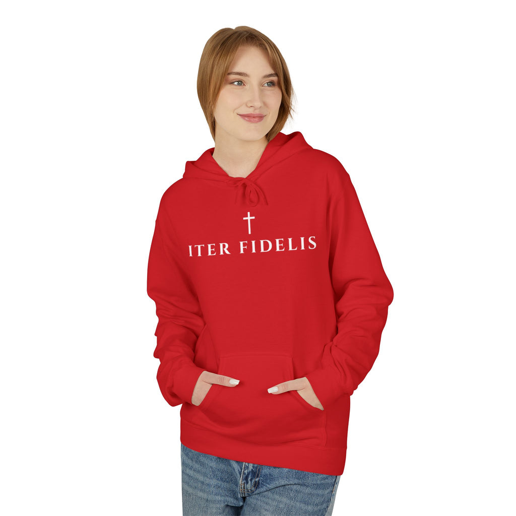 Christian Chi-Rho Hoodie — Iter Fidelis Faith Pullover