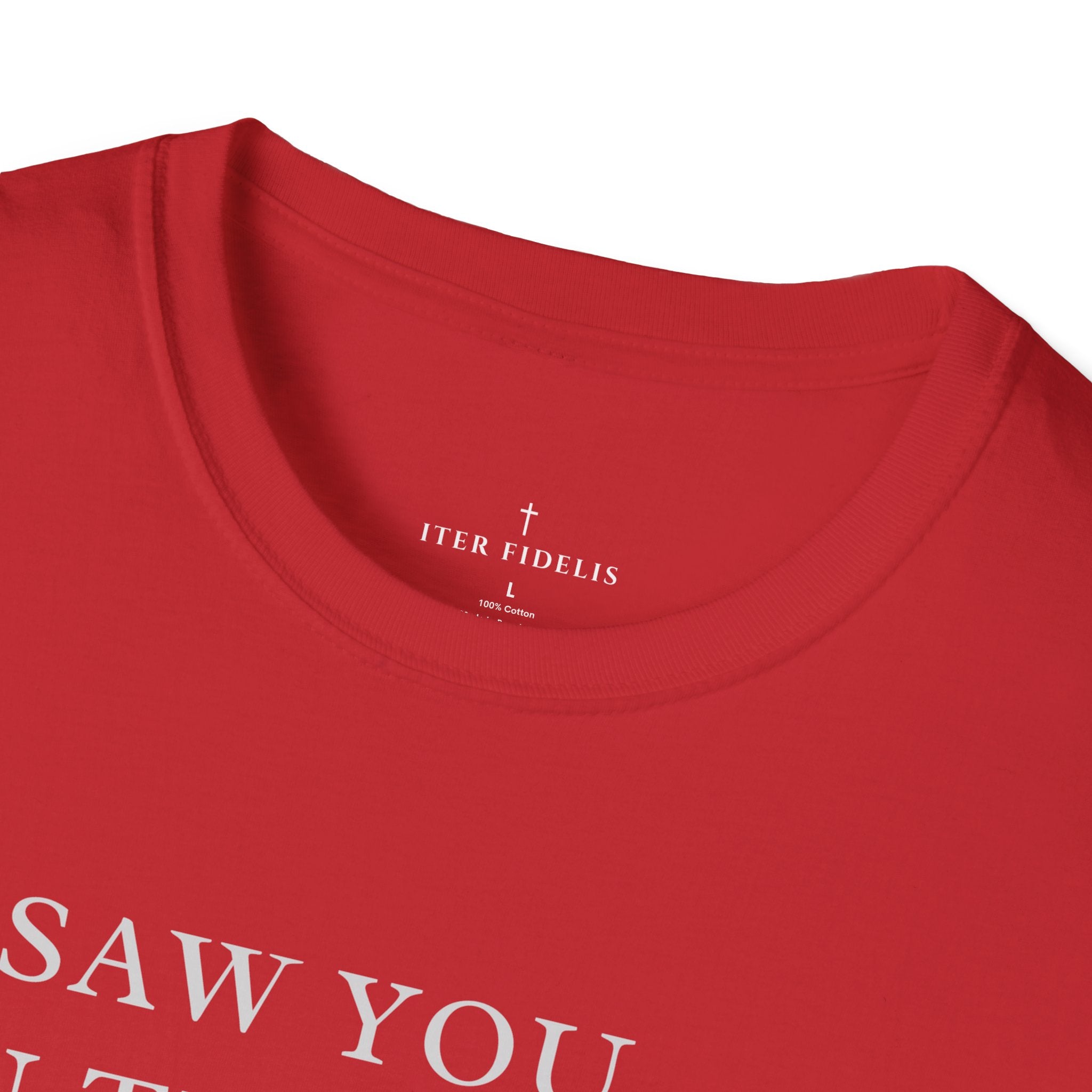 I Saw You In The Dark T-Shirt — Psalm 139:12 Inspirational Christian Tee