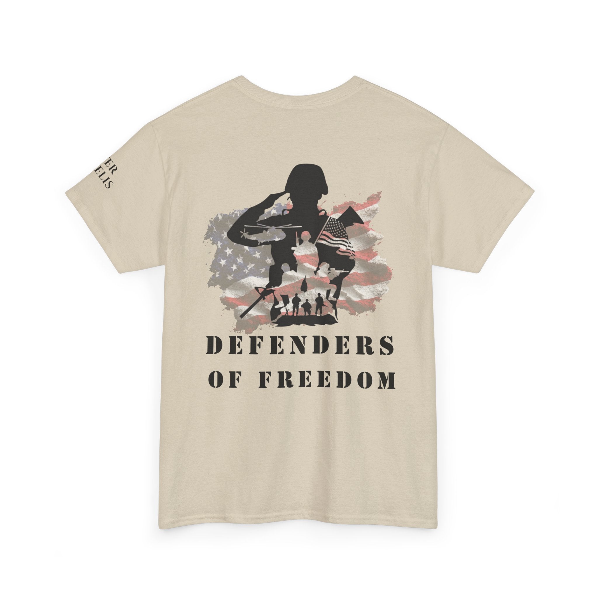 Iter Fidelis Defenders of Freedom T‑Shirt — Military Tribute Tee