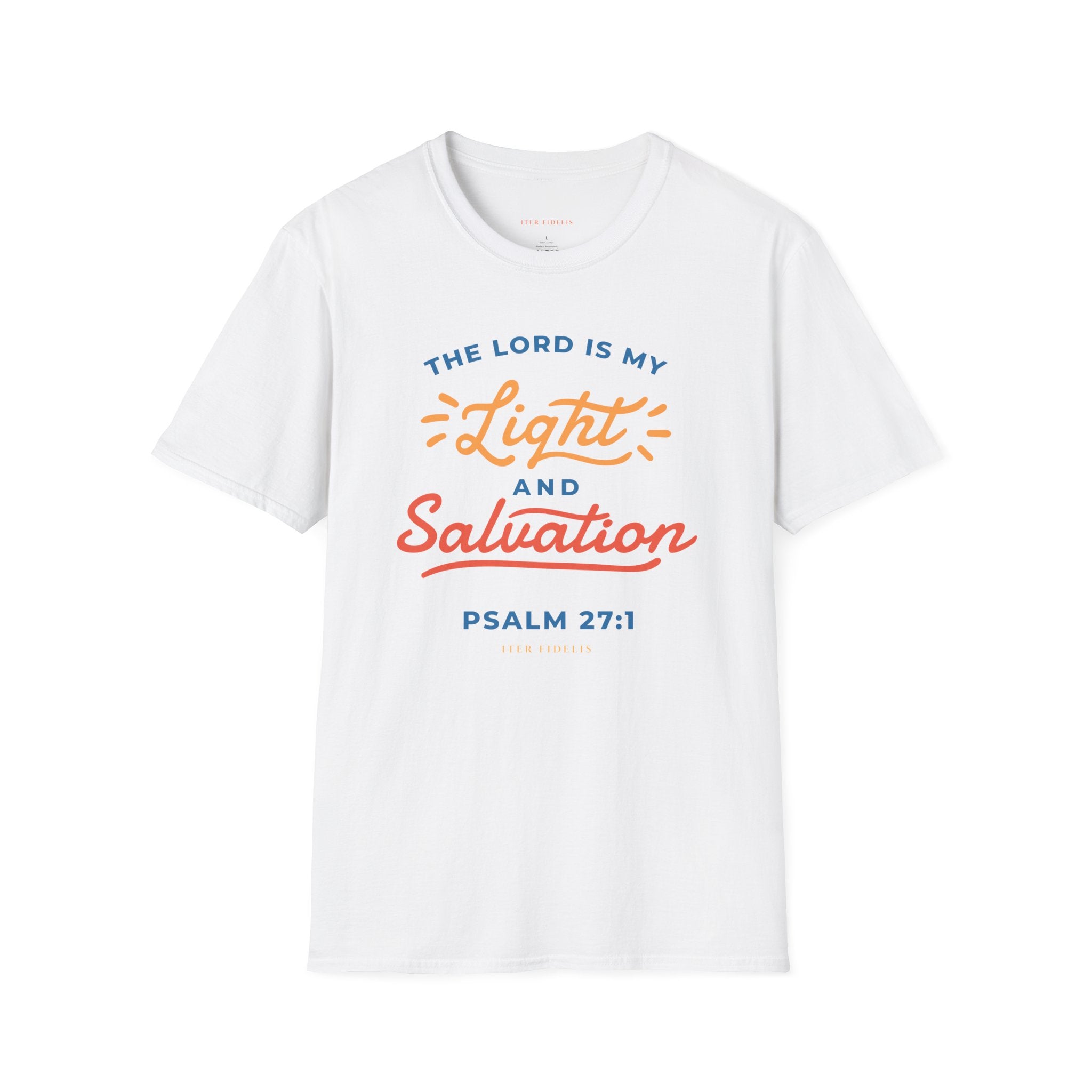 Light and Salvation Psalm 27:1 Tee — Iter Fidelis