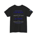 Thin Blue Line Courage Tee — Stand the Line Police Support Shirt