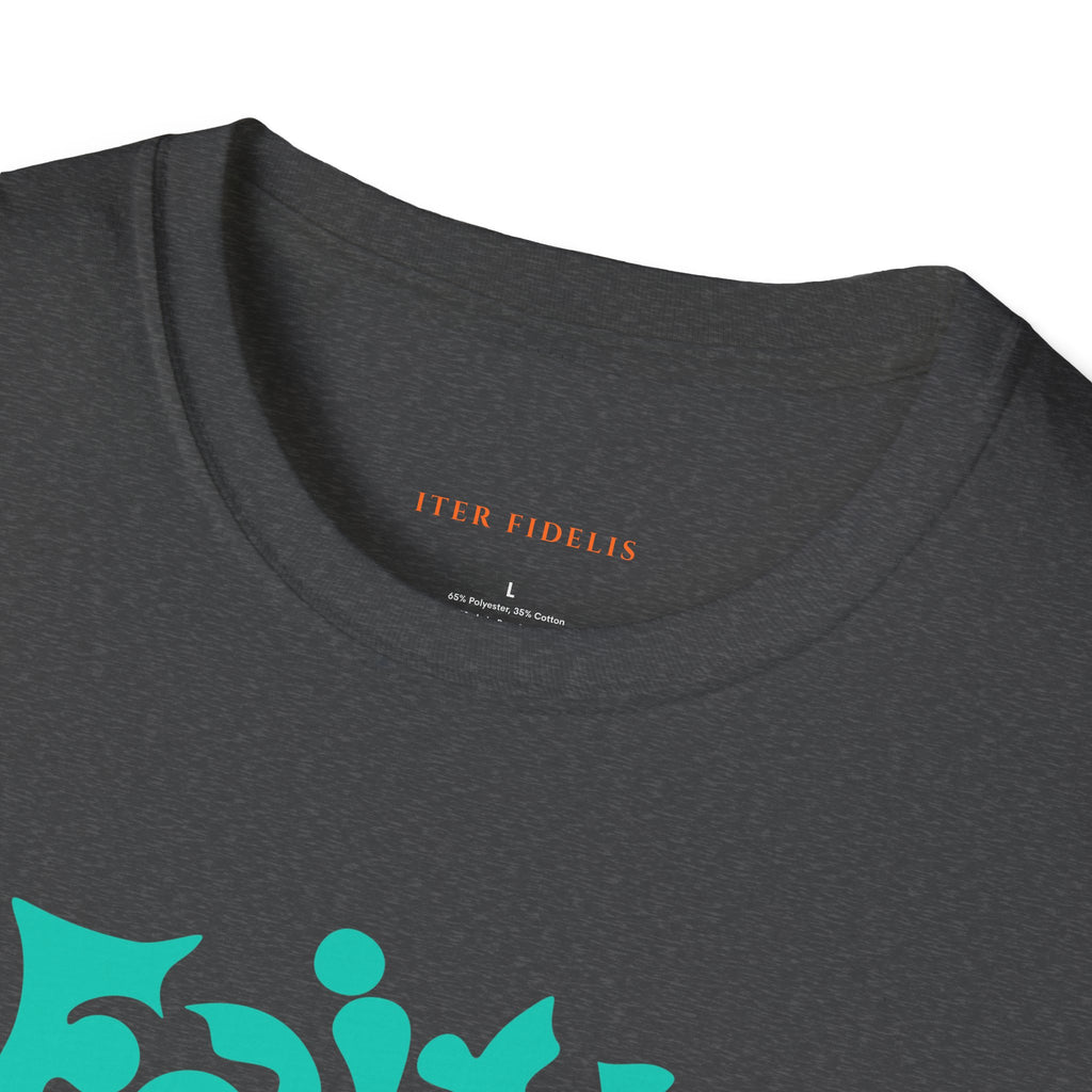 Faith Hope Love T-Shirt — Retro Colorful Inspirational Tee