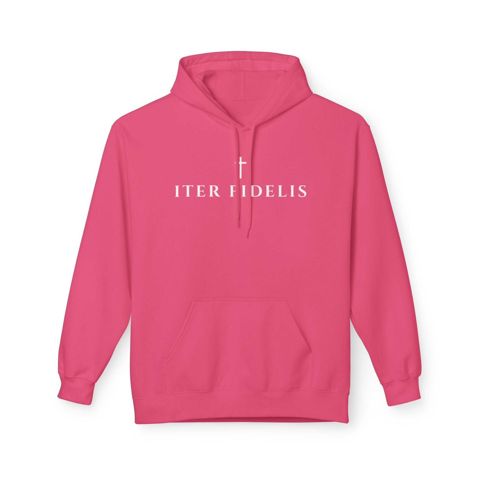 Christian Chi-Rho Hoodie — Iter Fidelis Faith Pullover