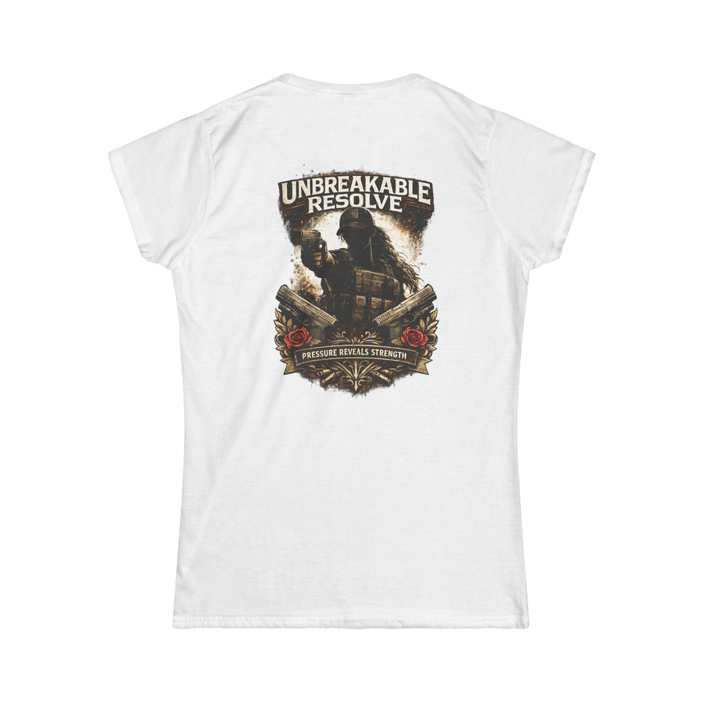 Unbreakable Resolve — Women’s Warrior Mindset Iter Fidelis Tee