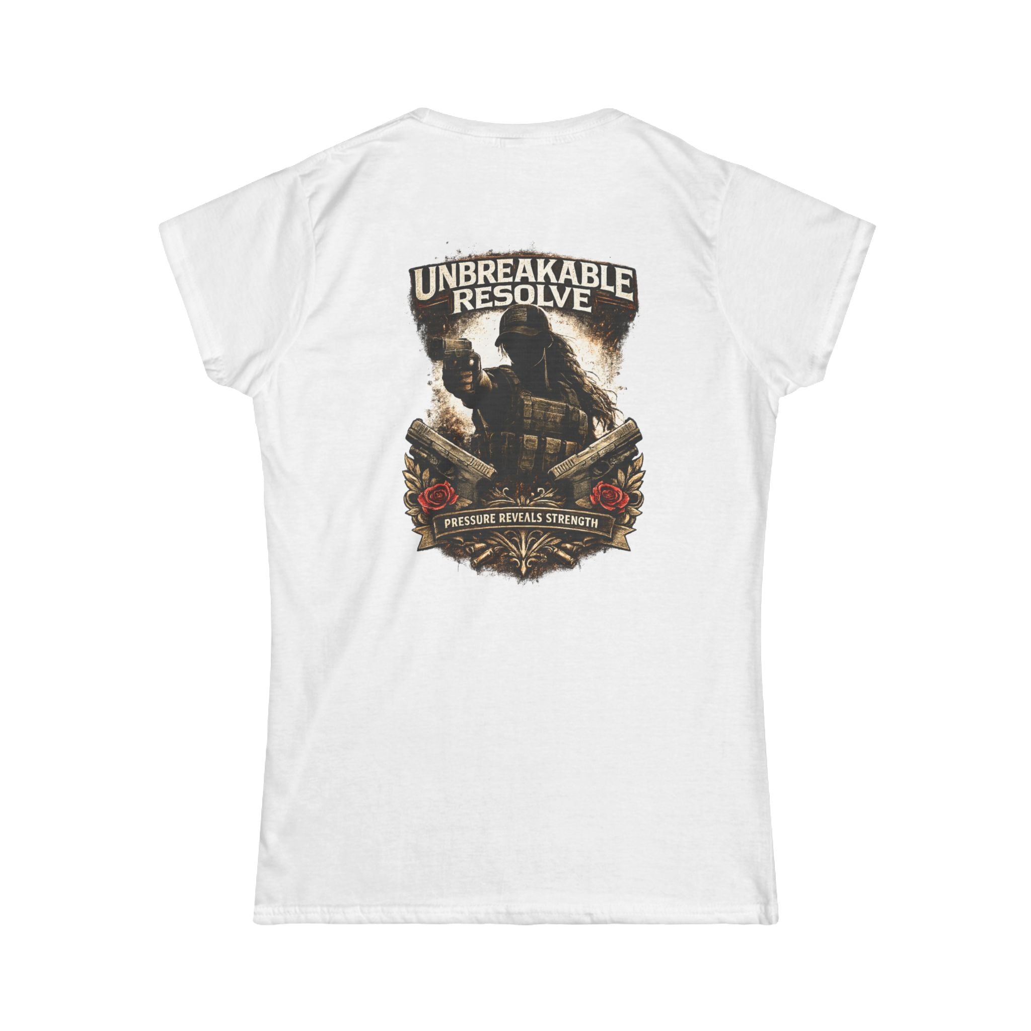 Unbreakable Resolve — Women’s Warrior Mindset Iter Fidelis Tee
