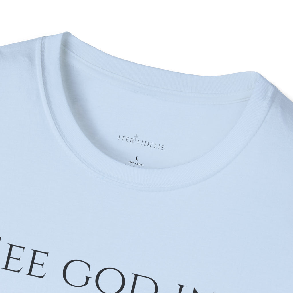 See God In All Things Women's T-Shirt – Inspirational Christian Quote Tee