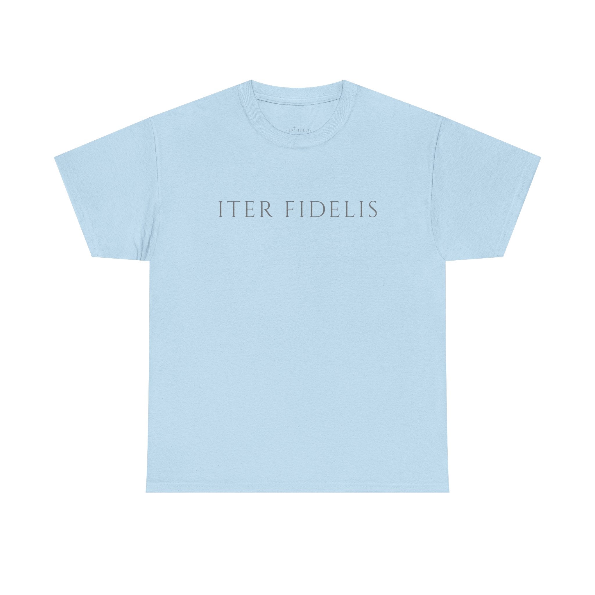 T-Shirt — Iter Fidelis Minimalist Adoration Graphic Tee