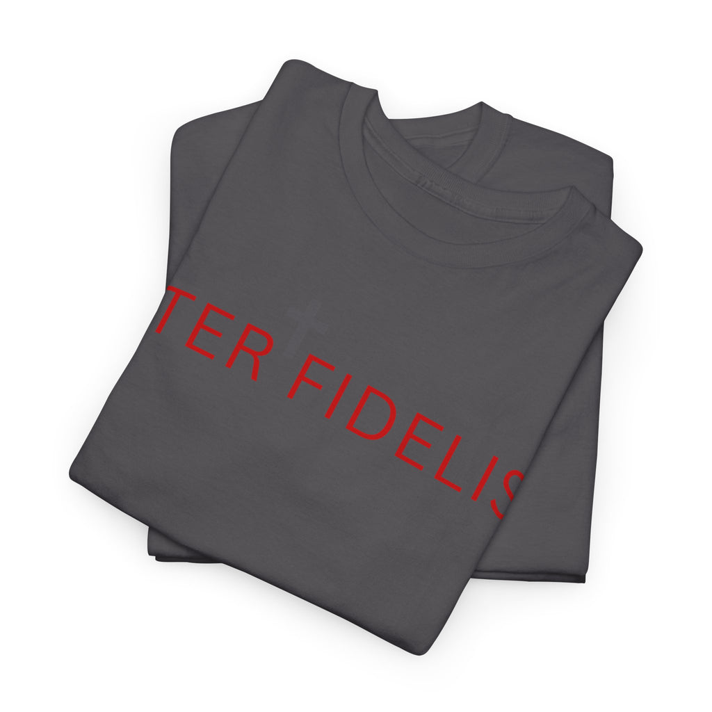 T-Shirt — "Iter Fidelis" Christian Tee: "Be Like Jesus" Inspirational Faith Shirt