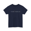 Iter Fidelis T-Shirt — "My Loss Was Not Suffering" Faith & Resilience Graphic Tee