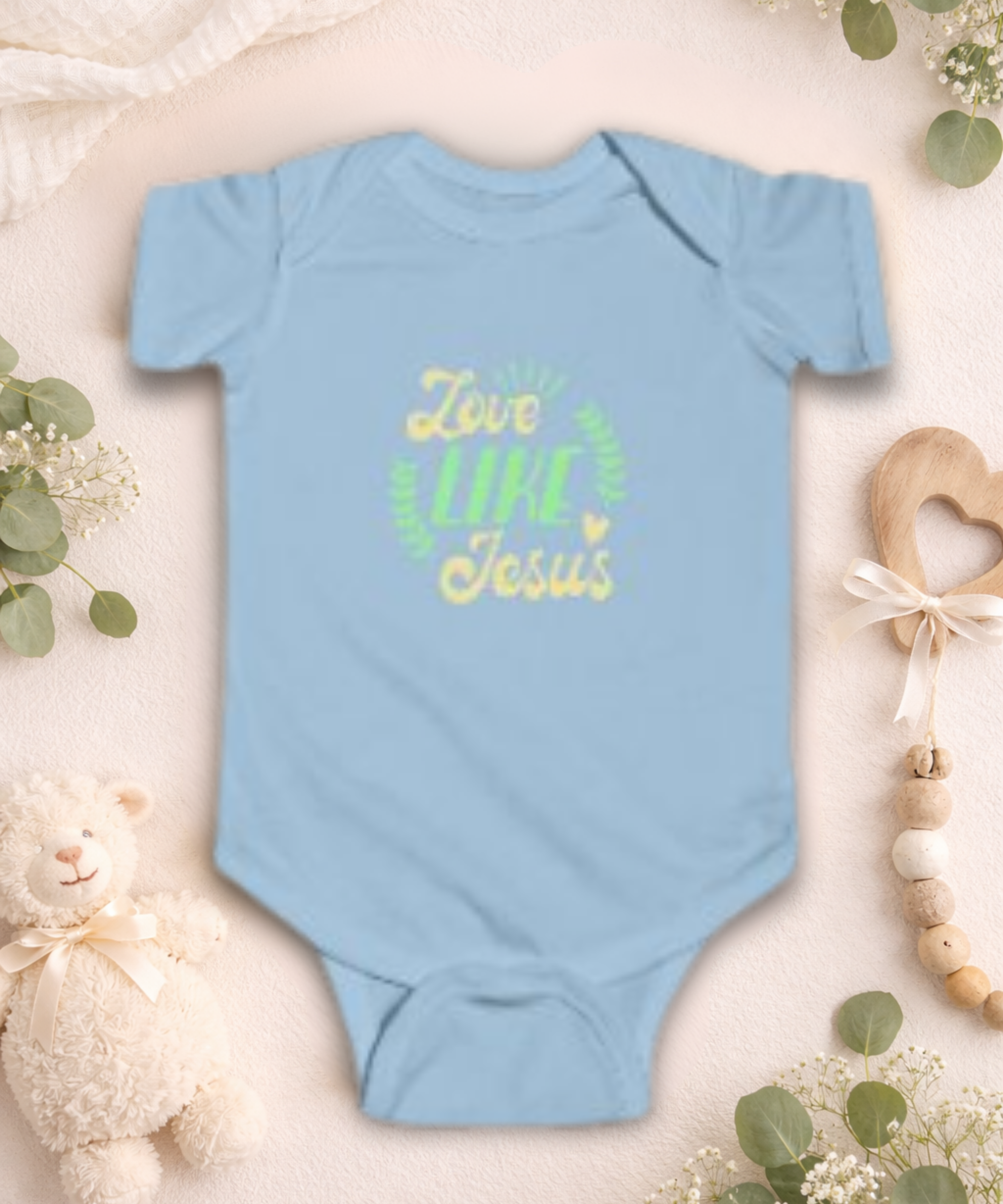 "Love Like Jesus" Christian Infant Onesie