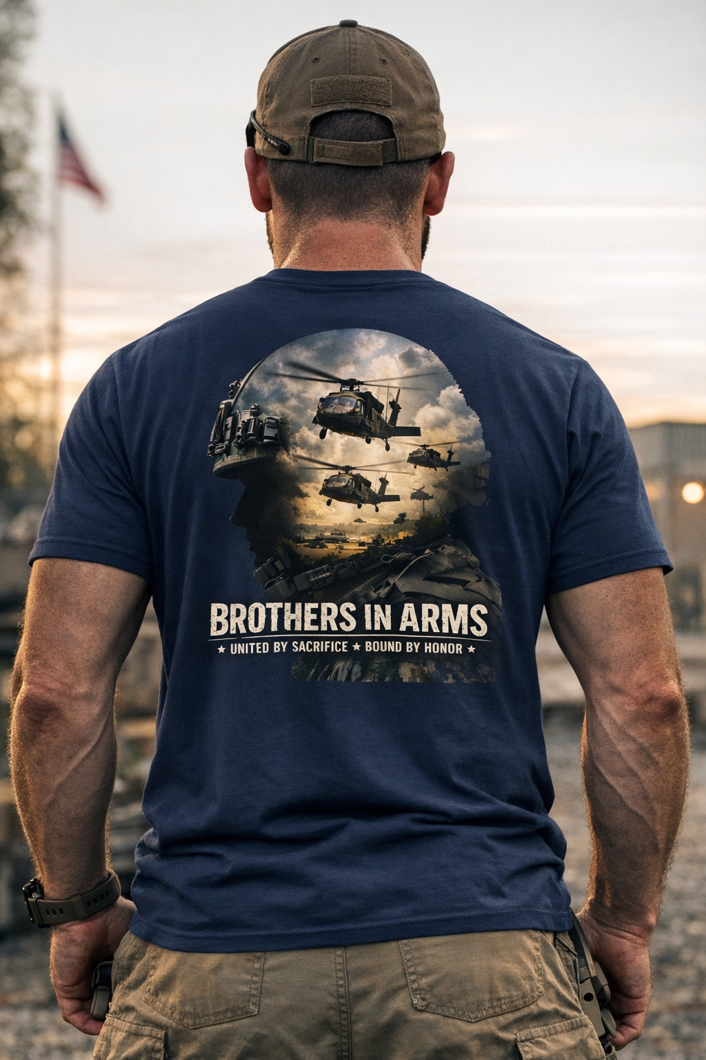 Brothers in Arms Tribute Tee — "Iter Fidelis" Veteran Tribute Tee